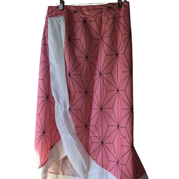 Anime Demon Slayer Nezuko Kamado Costume Kimetsu No Yaiba Party Anime sz XL - Picture 8 of 15